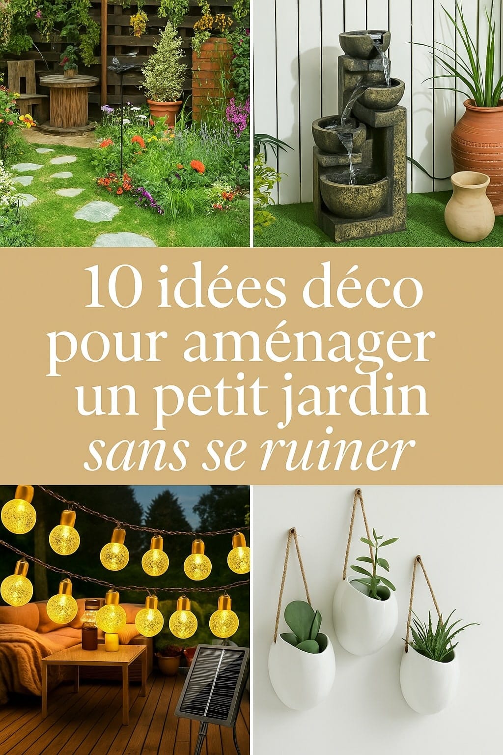 Petit jardin, grandes idées : 10 façons de l’aménager sans se ruiner