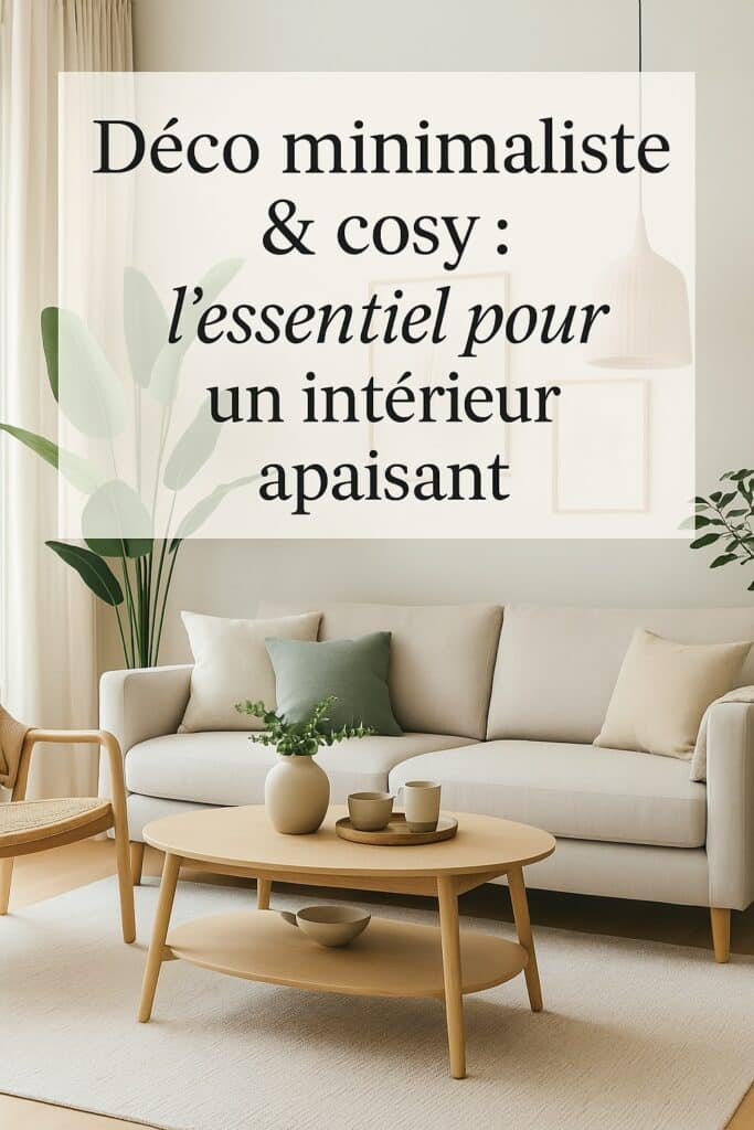 deco minimaliste et cosy