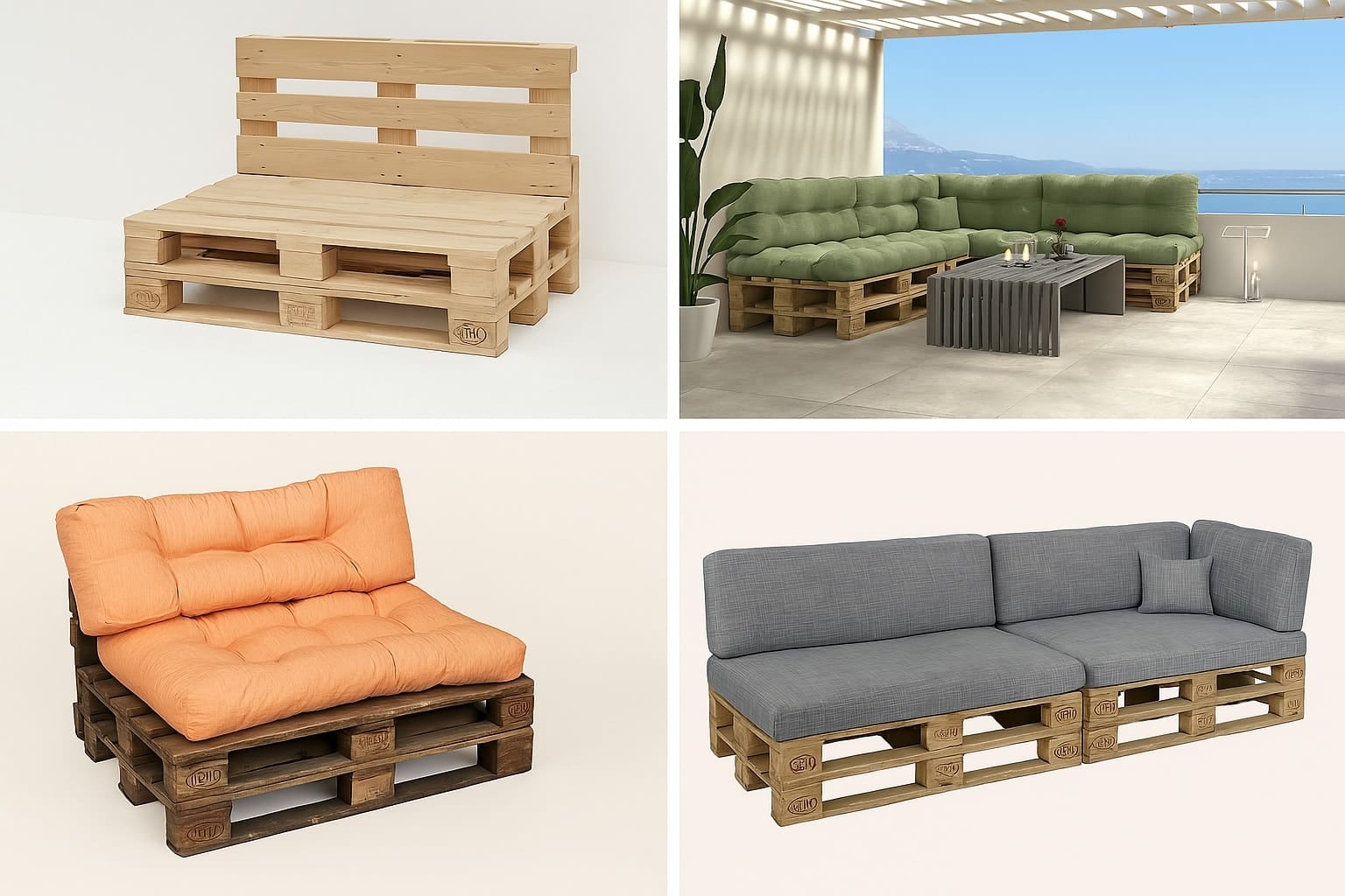 Salon de jardin palette : 5 idées pour un extérieur chic et confortable